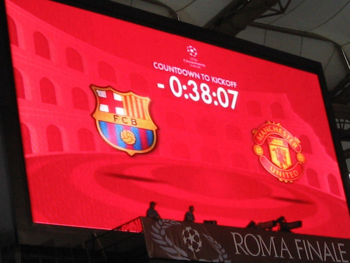 2009欧冠决赛：罗马对阵巴萨的史诗级较量